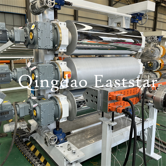 Blatt-Dreiwalzen-Kalanderformmaschine